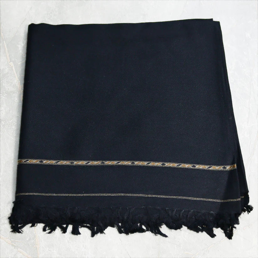 Dayan Special Black | Islampur Swati Pure & Handmade Wool Shawl